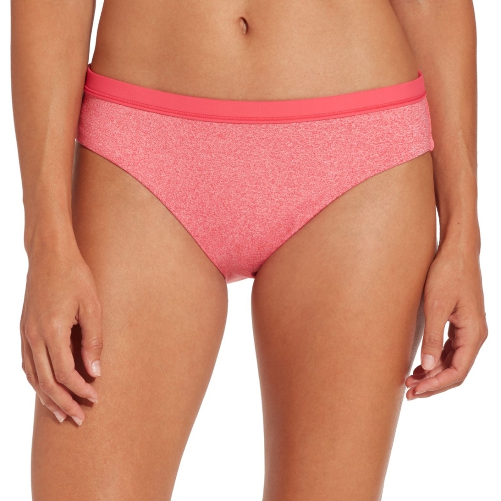Calia Rouge Red Heather Wide Banded Bikini Bottoms